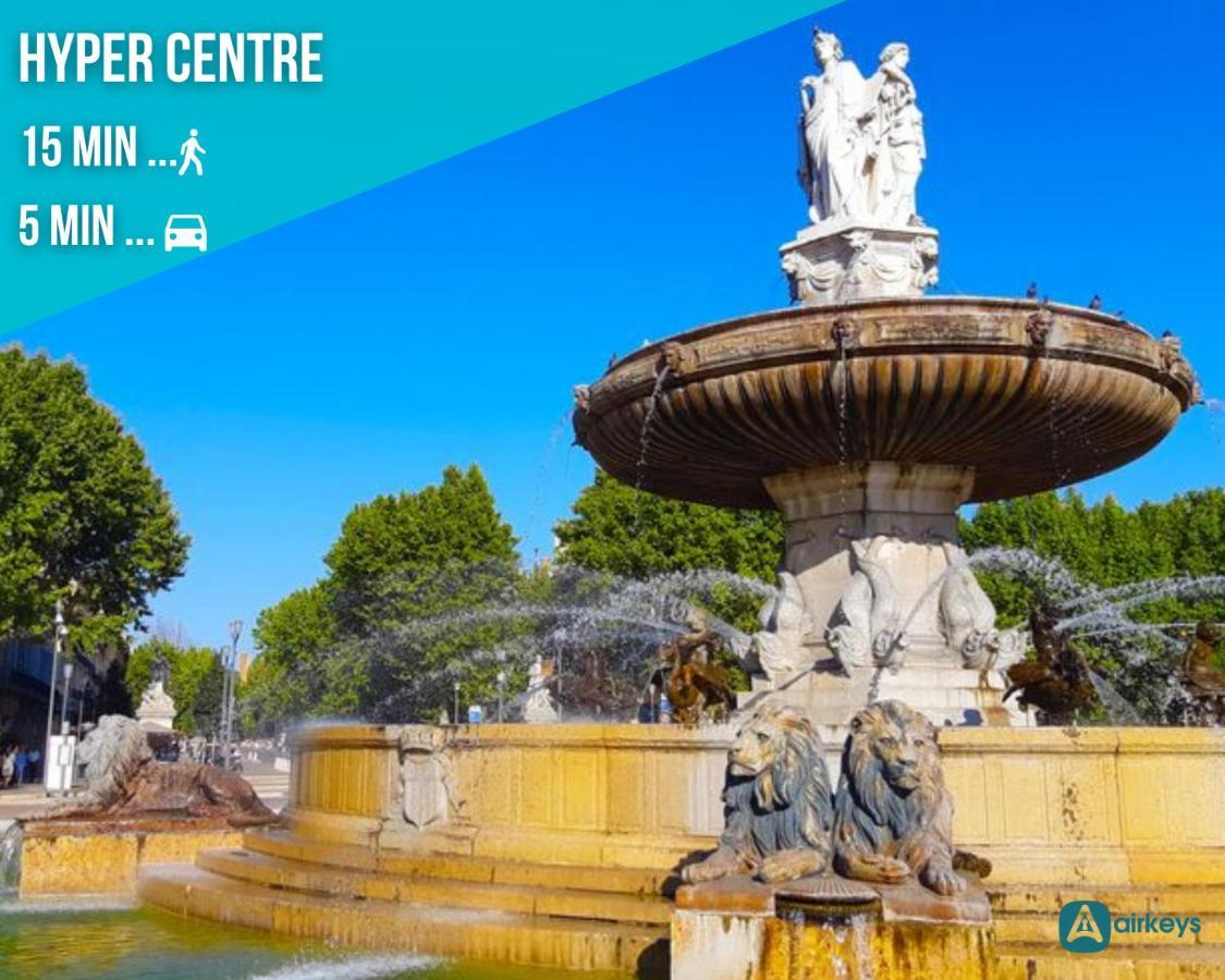 Studio Le Galice Avec Terrasse Et Parking Aix-en-Provence Luaran gambar